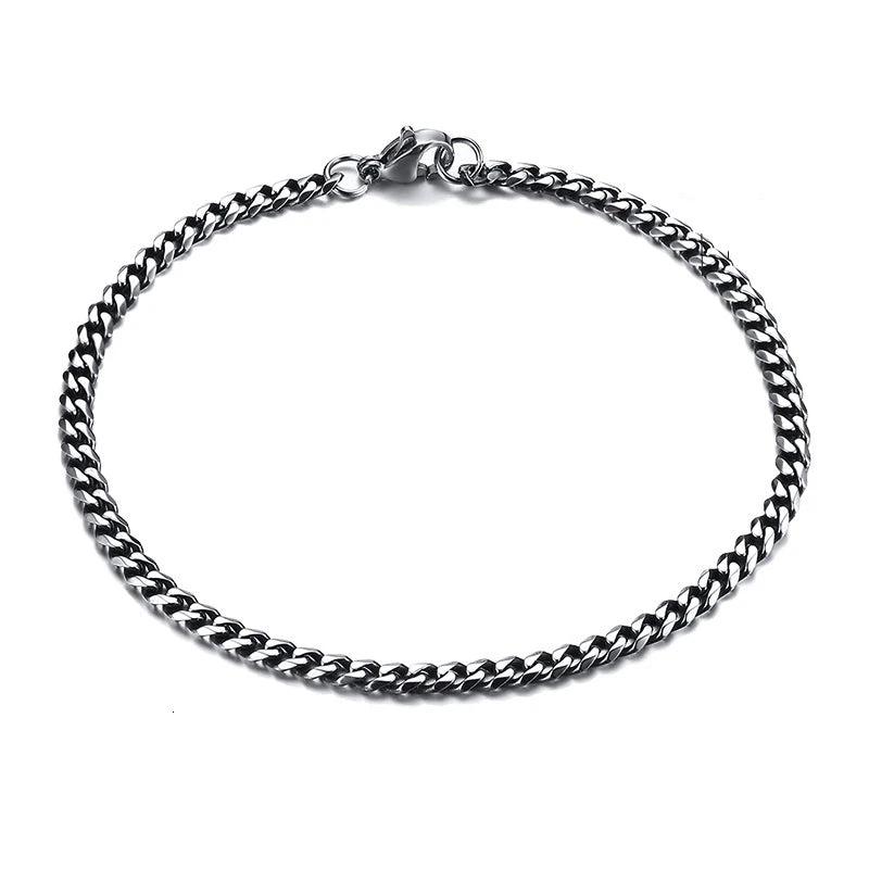 Pulseira Miami de aço