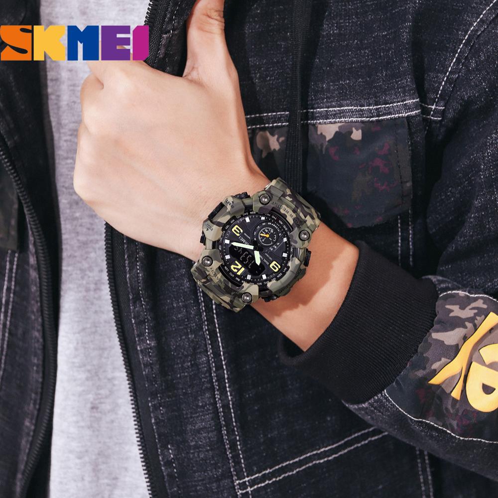 Relógio Militar Masculino Esportivo digital vintage SKMEI