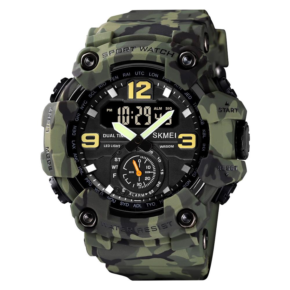 Relógio Militar Masculino Esportivo digital vintage SKMEI