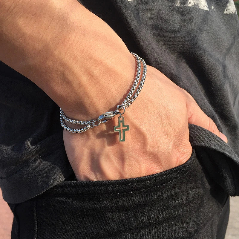 PULSEIRA PINGENTE DE CRUZ