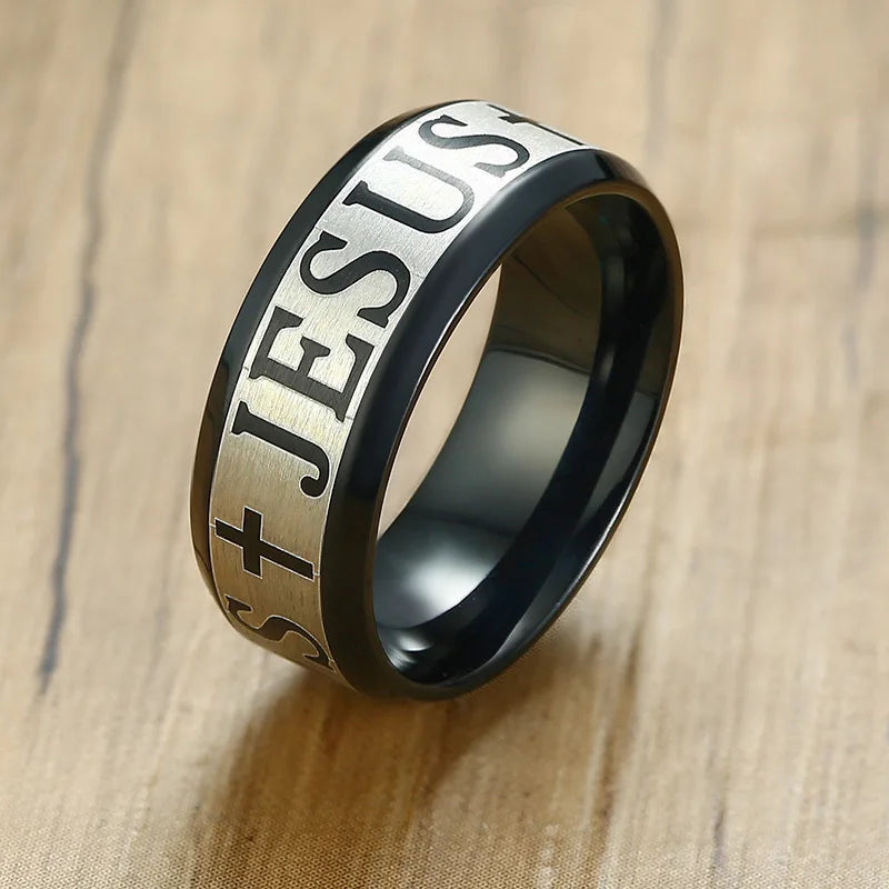 ANEL RELIGIOSO EM AÇO INOXIDÁVEL