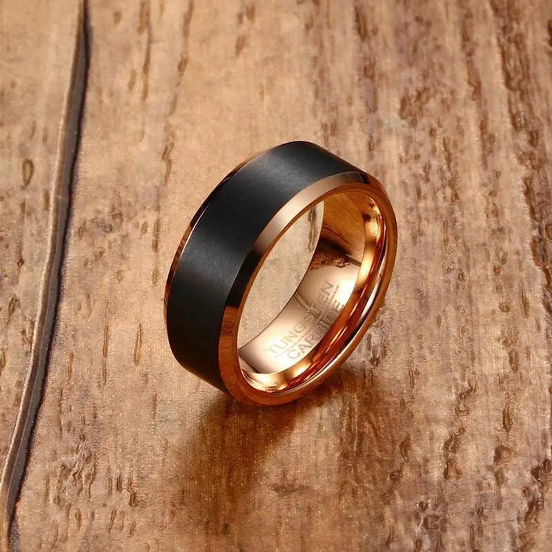 ANEL MASCULINO EM CARBONETO DE TUNGSTÊNIO