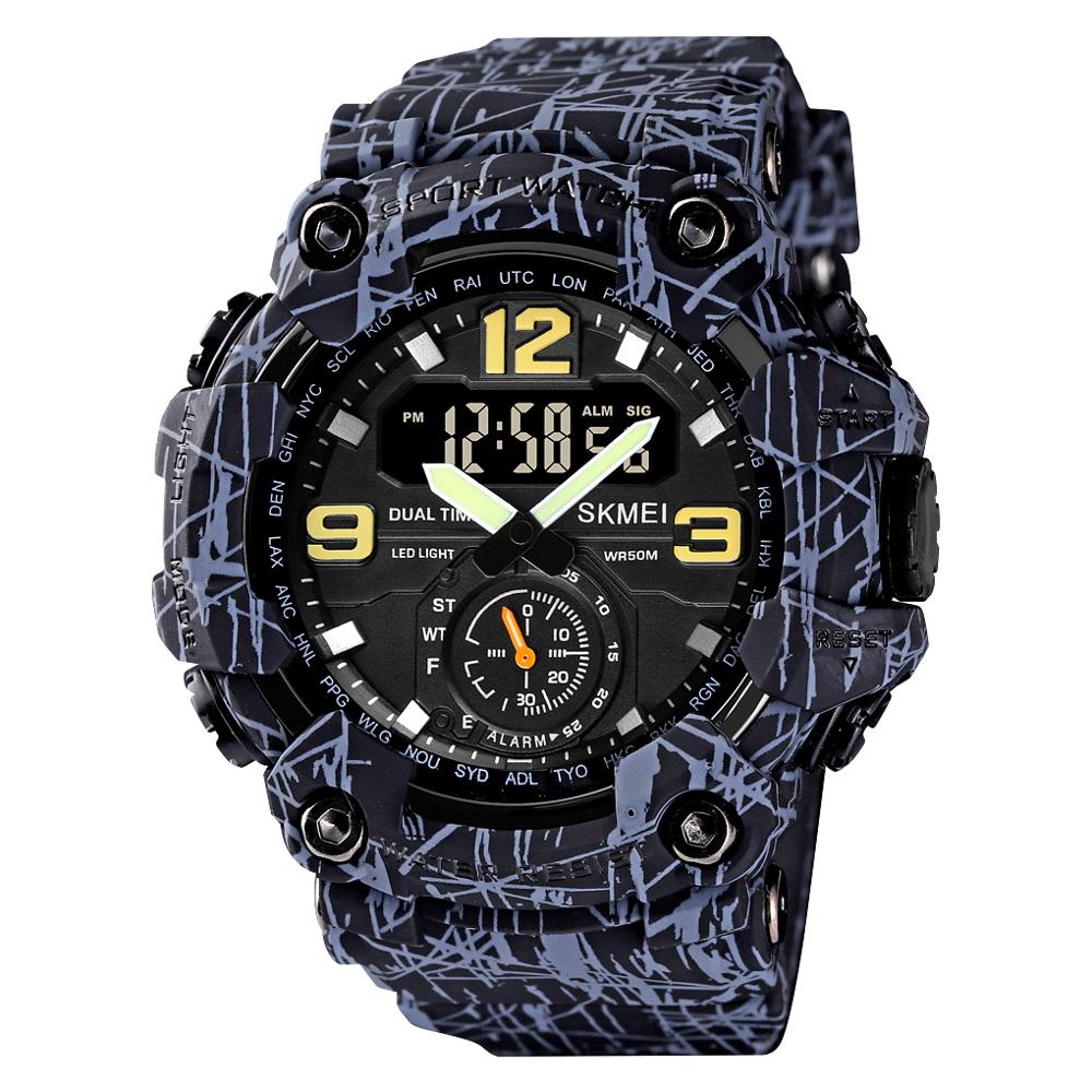 Relógio Militar Masculino Esportivo digital vintage SKMEI
