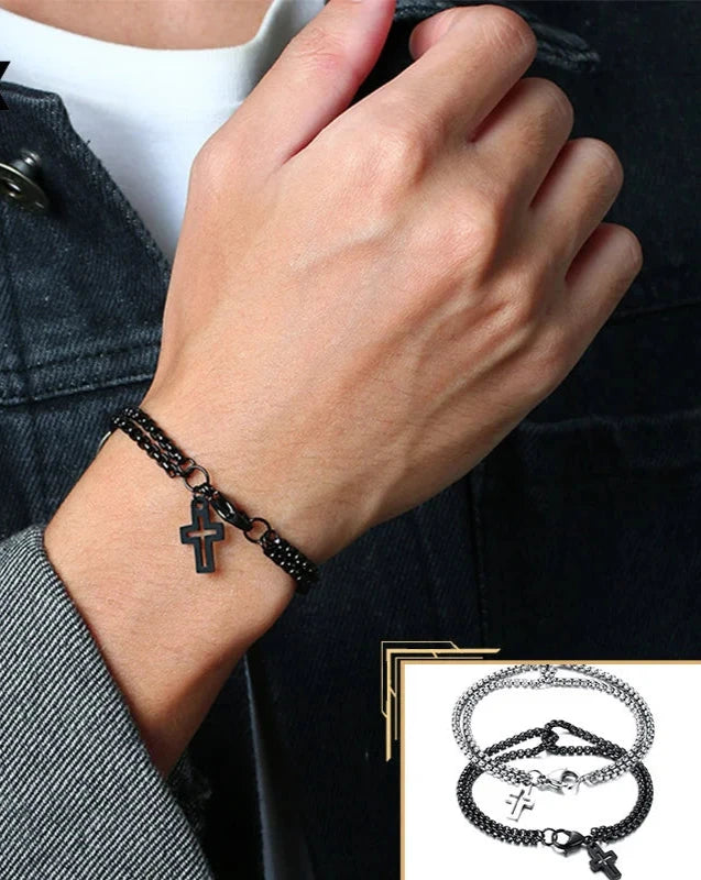 PULSEIRA PINGENTE DE CRUZ