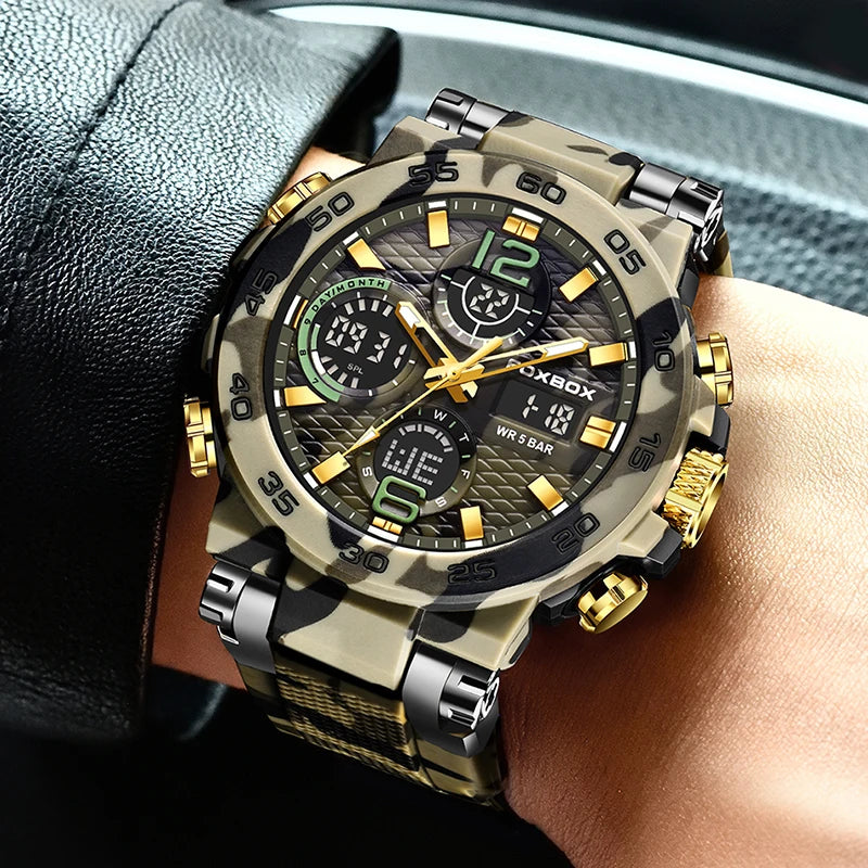 RELÓGIO MILITAR PULSEIRA DE SILICONE BRADOK