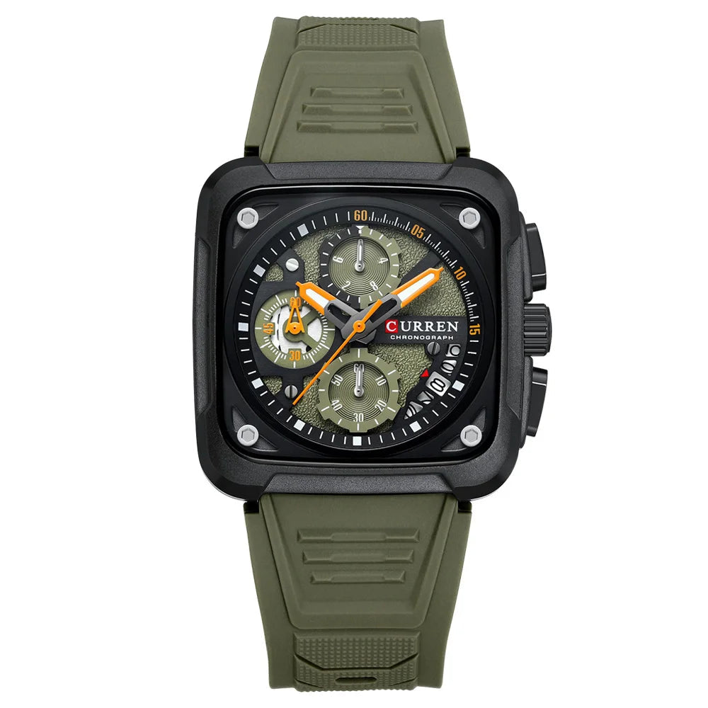 RELÓGIO MASCULINO COM PULSEIRA DE SILICONE BRANDOT