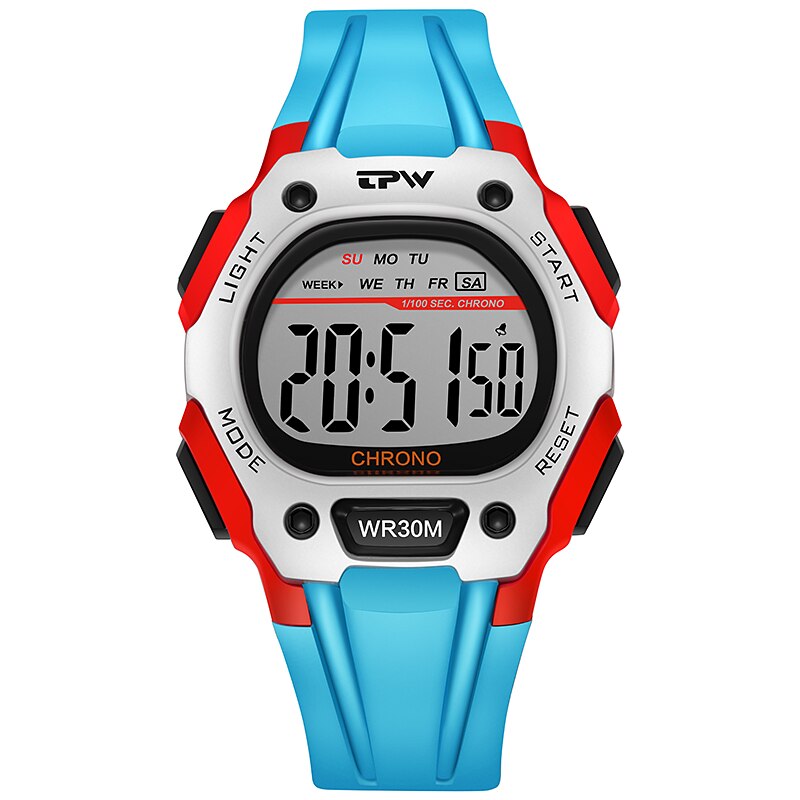 Relógio Infantil de Pulso Esportivo Digital TPW
