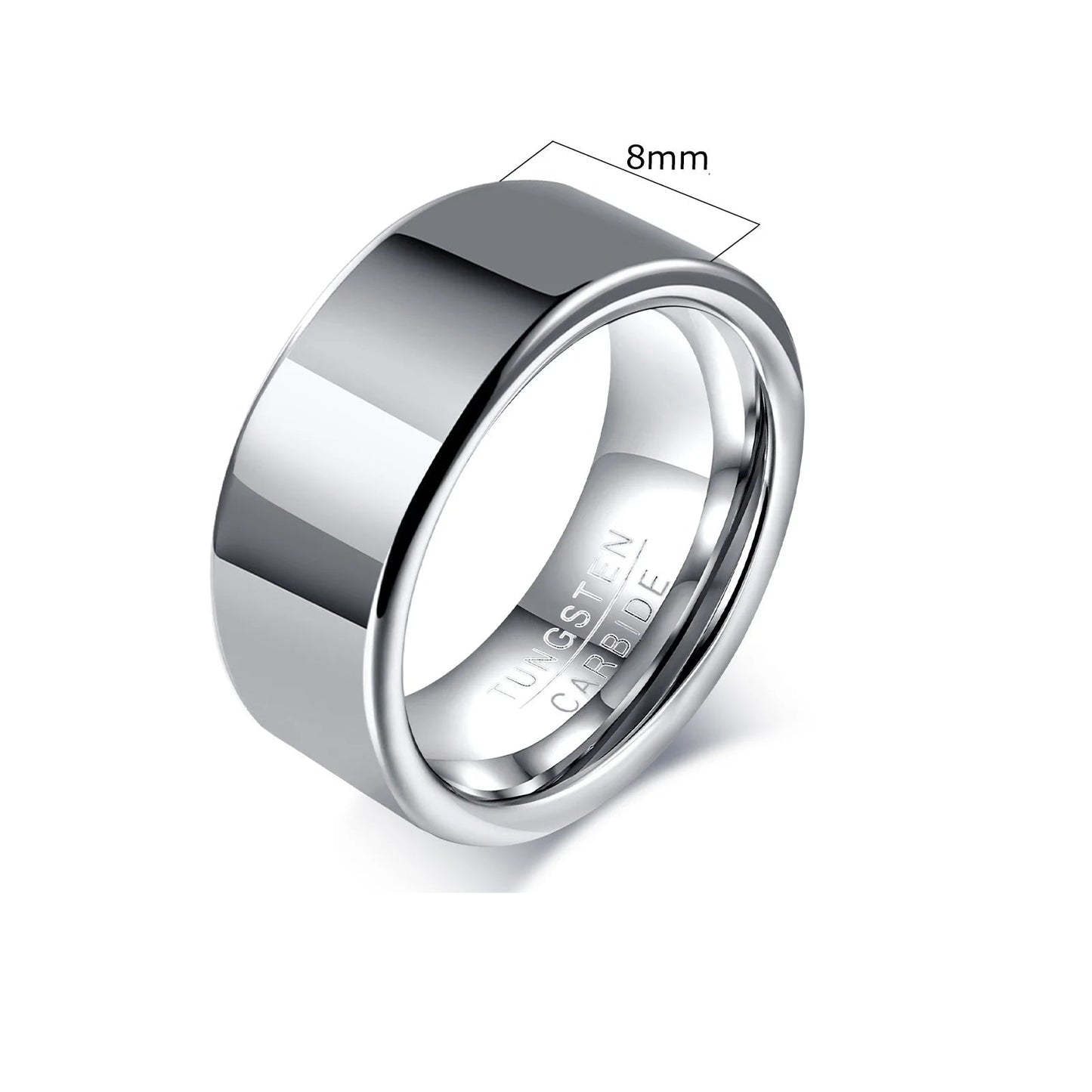 ANEL ALIANÇA INFINITY DE CARBONETO DE TUNGSTÊNIO