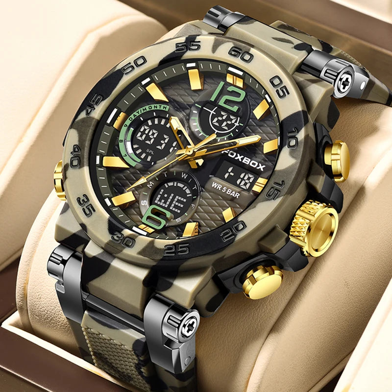 RELÓGIO MILITAR PULSEIRA DE SILICONE BRADOK