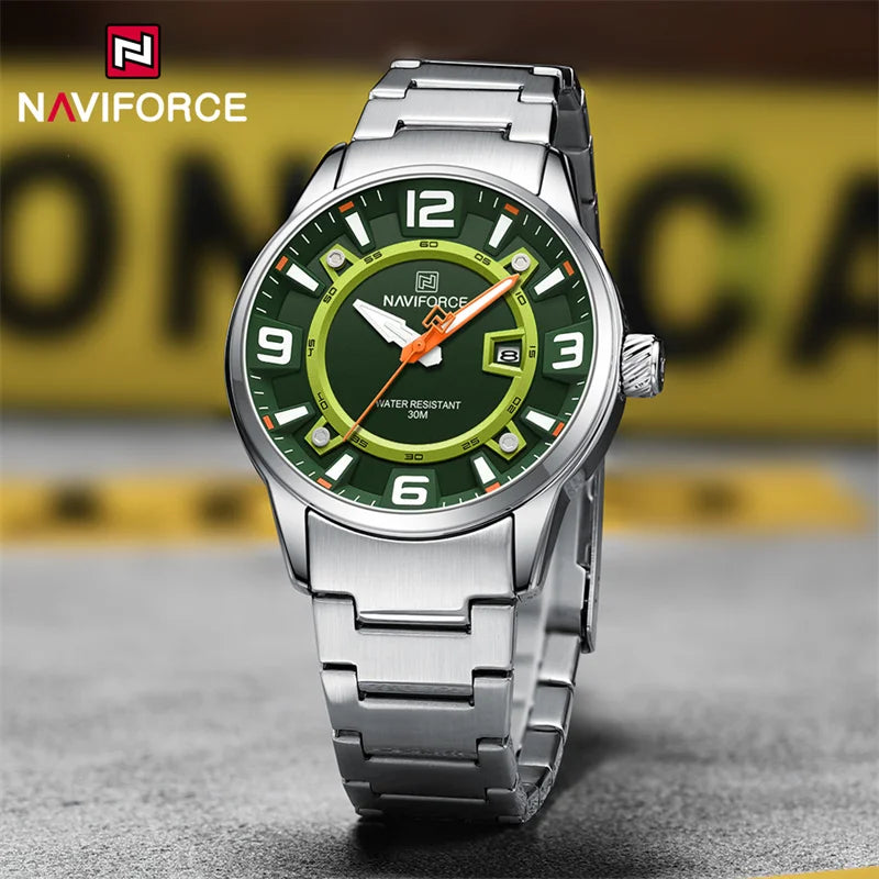 RELÓGIO NAVIFORCE PULSEIRA DE AÇO