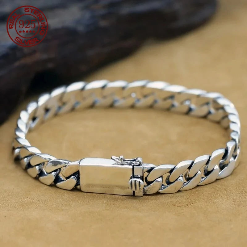 PULSEIRA MASCULINA YORK EM PRATA ESTERLINA 925