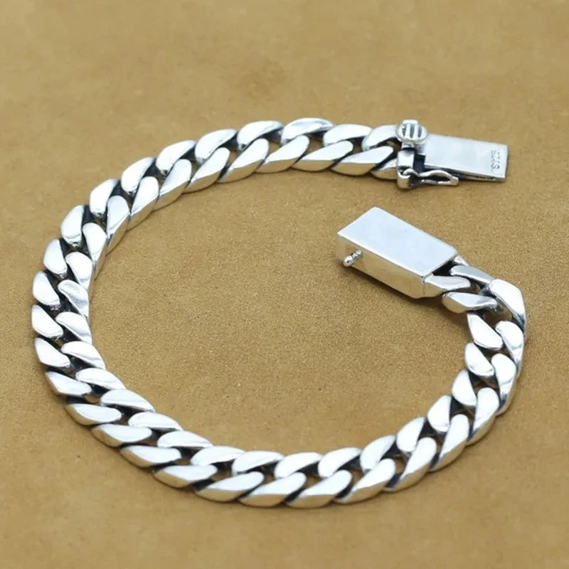 PULSEIRA MASCULINA YORK EM PRATA ESTERLINA 925