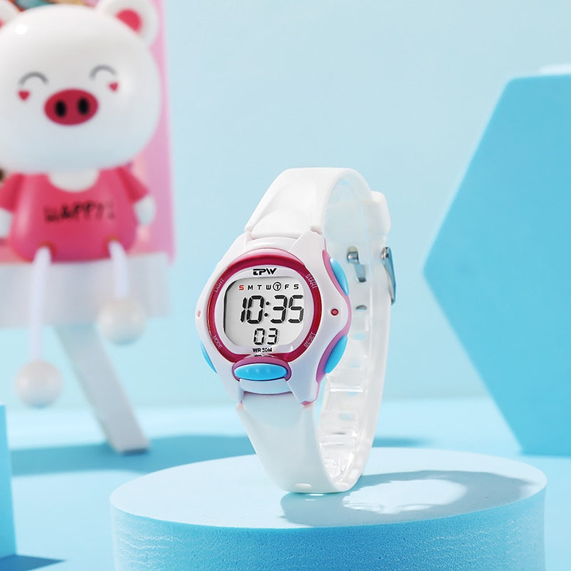 Relógio Infantil resistente a água kids TPW