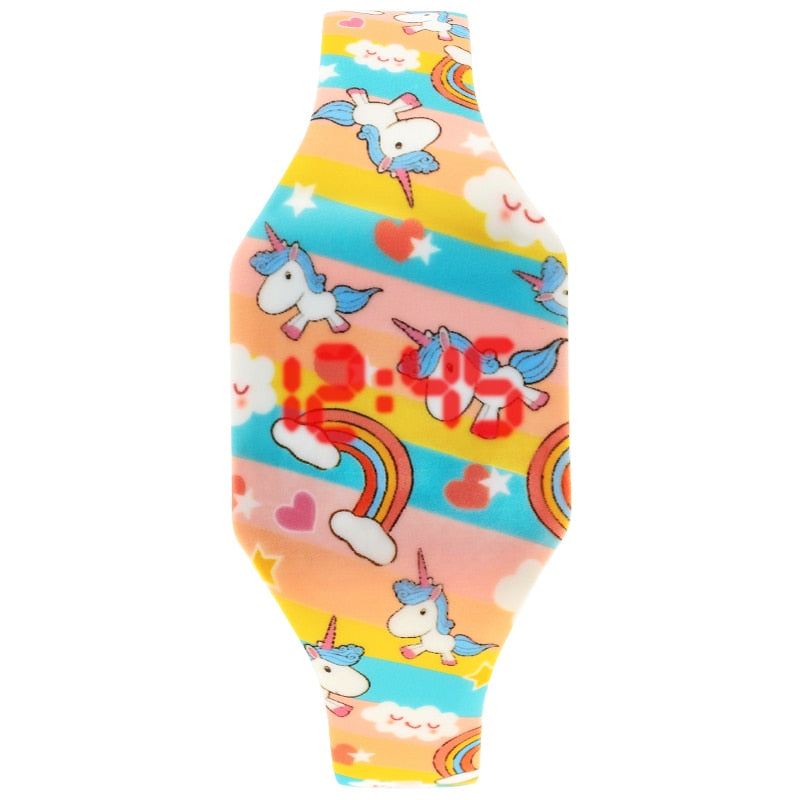 Relógio Infantil de silicone Desenho Animado TPW