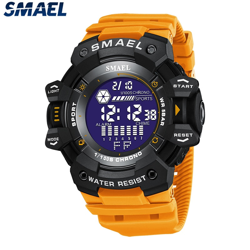 Relógio Mens digital masculino esportivo Smael