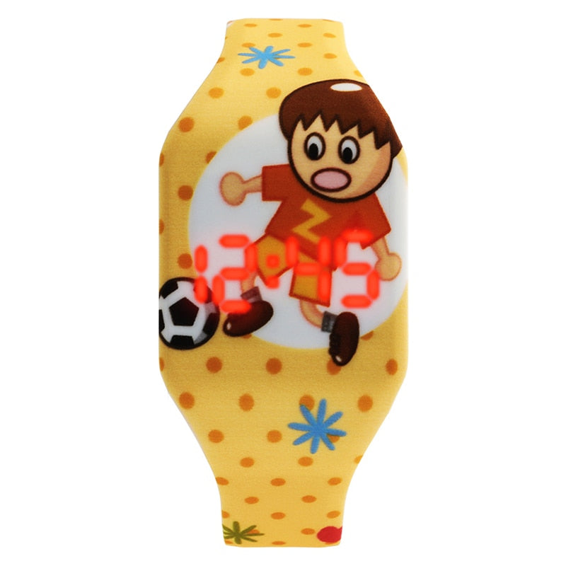 Relógio Infantil de silicone Desenho Animado TPW