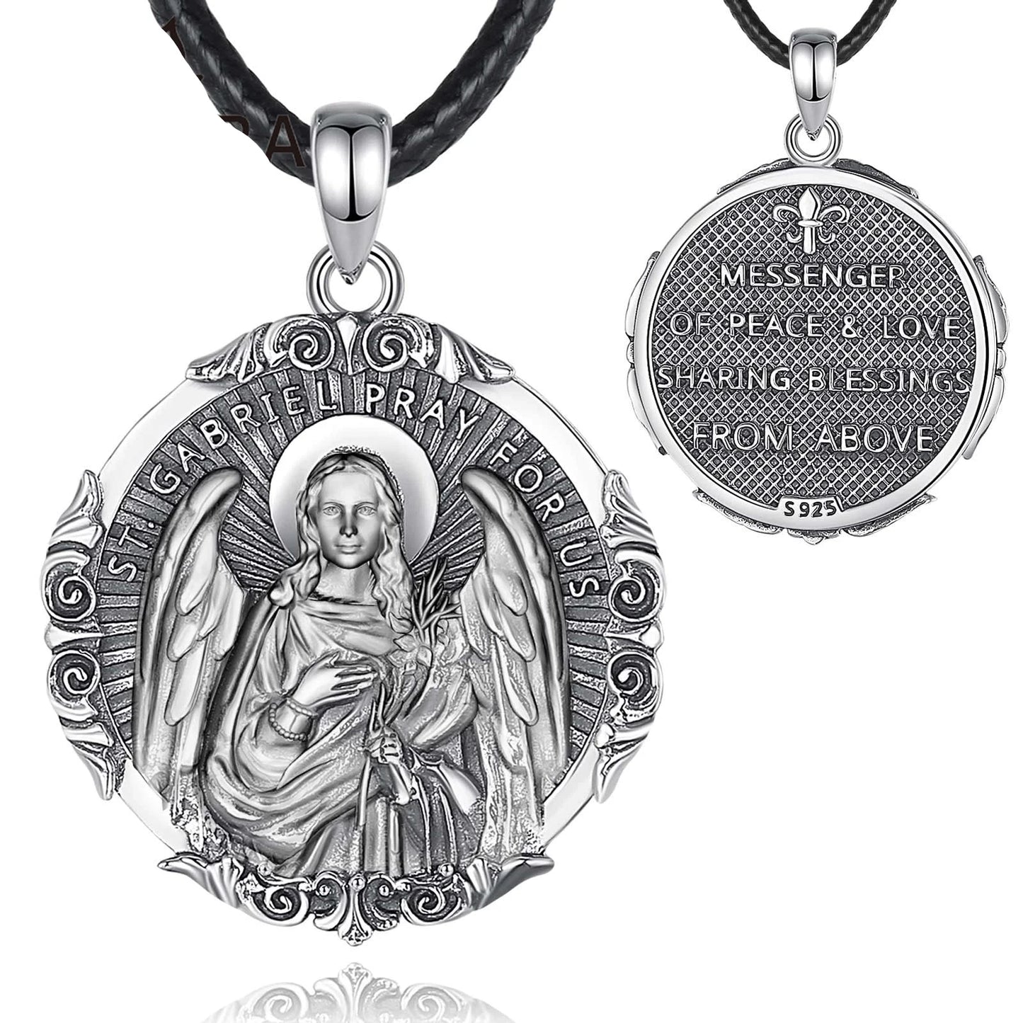 COLAR SÃO GABRIEL EM PRATA ESTERLINA 925