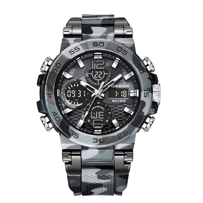 RELÓGIO MILITAR PULSEIRA DE SILICONE BRADOK