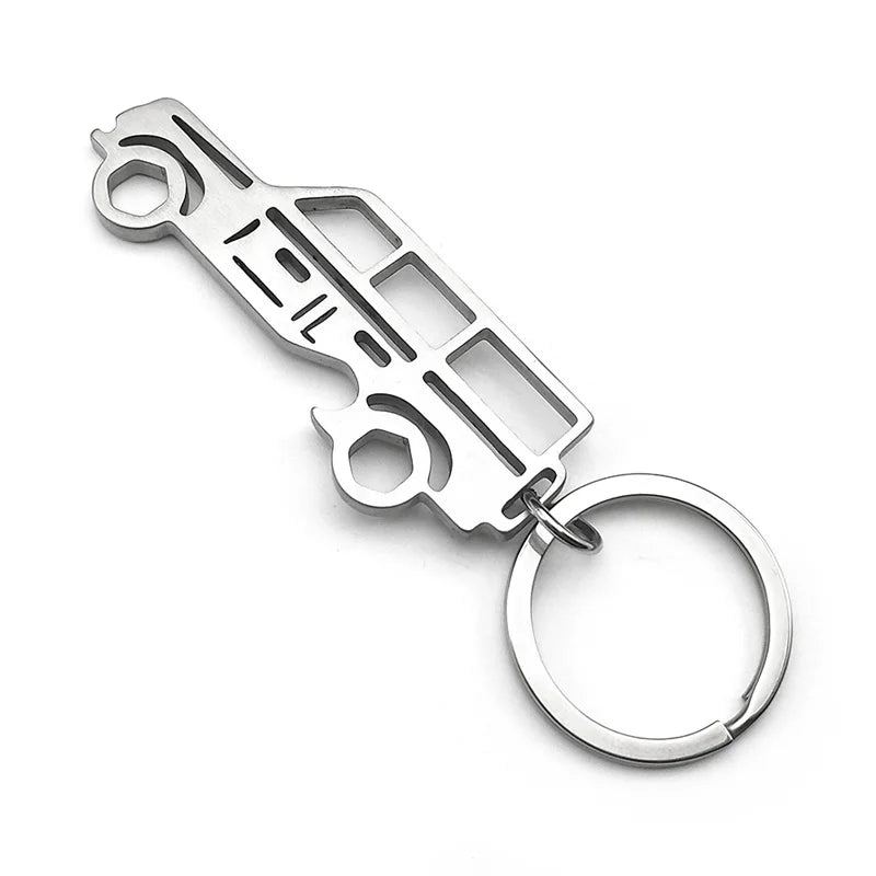 CHAVEIRO CARRO EM AÇO INOXIDÁVEL