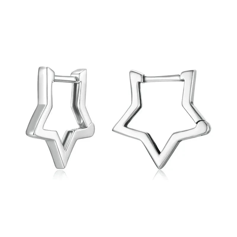 BRINCO ESTRELA EM PRATA ESTERLINA 925