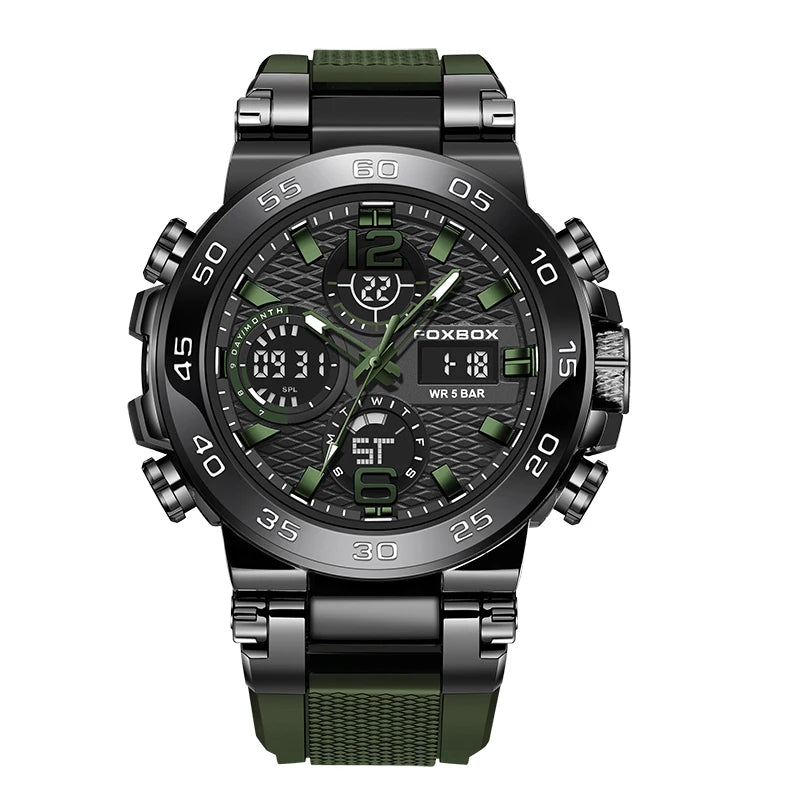 RELÓGIO MILITAR PULSEIRA DE SILICONE BRADOK