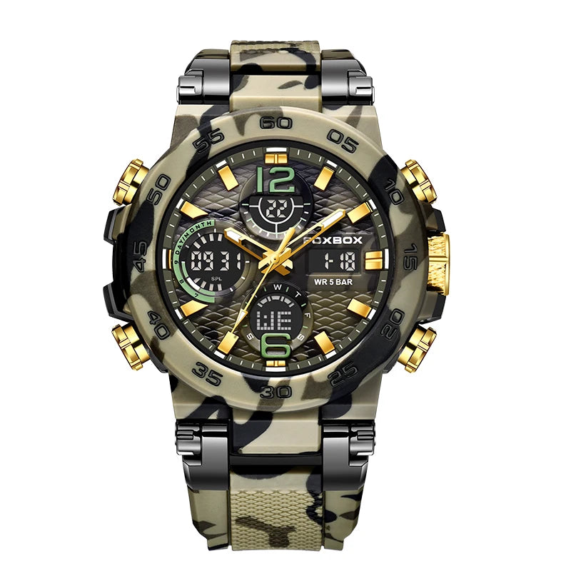 RELÓGIO MILITAR PULSEIRA DE SILICONE BRADOK