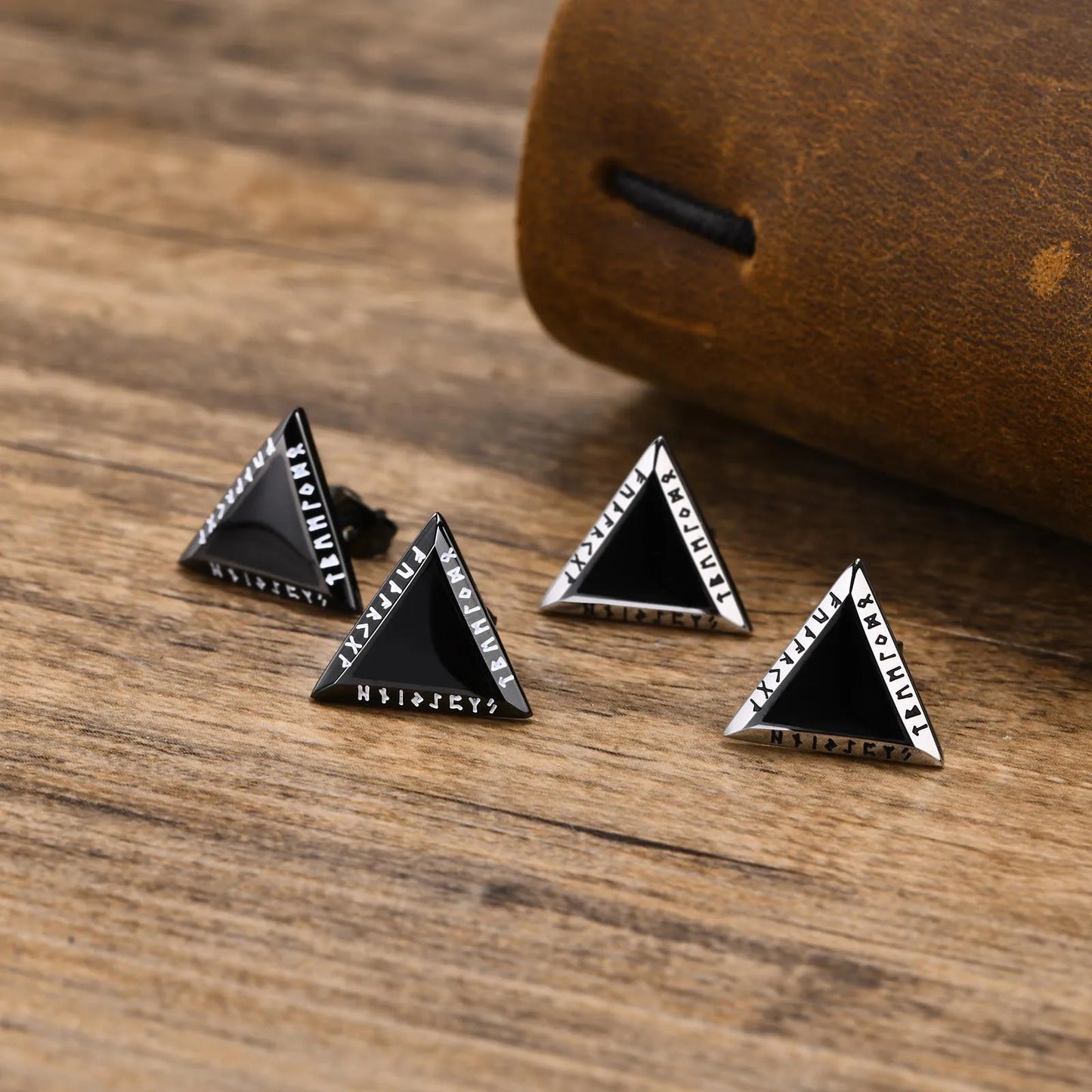 BRINCO VIKINGS RUNAS EM AÇO INOXIDÁVEL