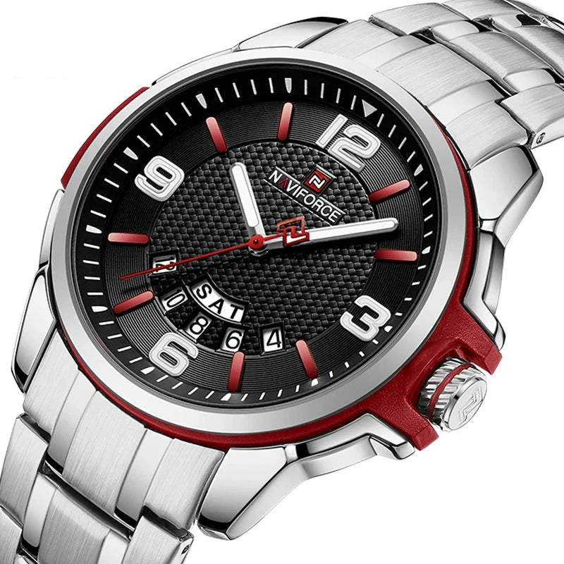 RELÓGIO MASCULINO PULSEIRA DE AÇO NAVIFORCE