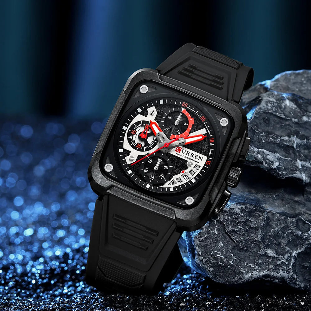 RELÓGIO MASCULINO COM PULSEIRA DE SILICONE BRANDOT