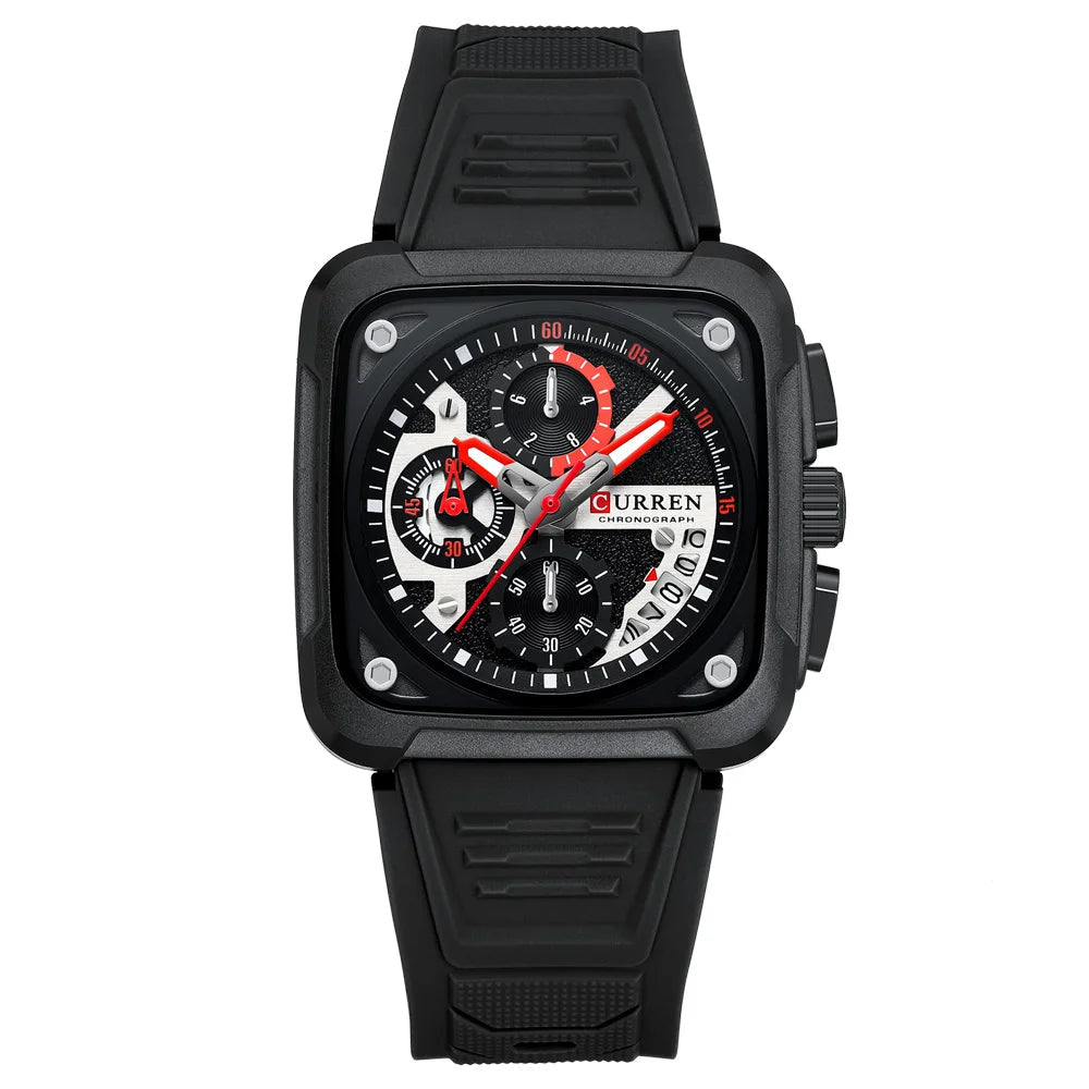 RELÓGIO MASCULINO COM PULSEIRA DE SILICONE BRANDOT