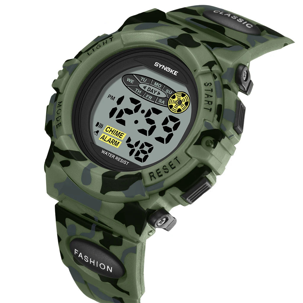 RELÓGIO INFANTIL CAMUFLADO RAMBOMM