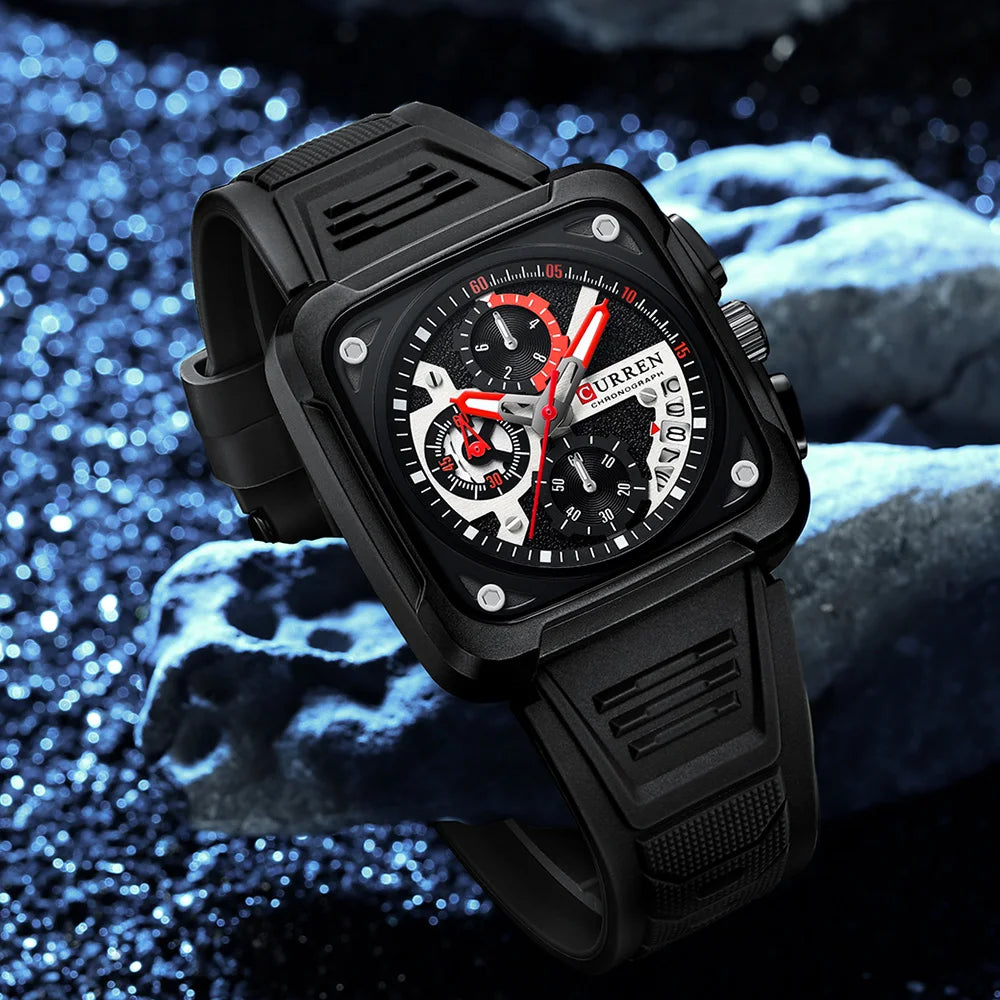 RELÓGIO MASCULINO COM PULSEIRA DE SILICONE BRANDOT