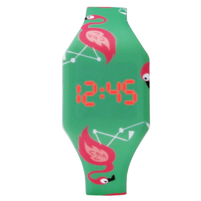 Relógio Infantil de silicone Desenho Animado TPW
