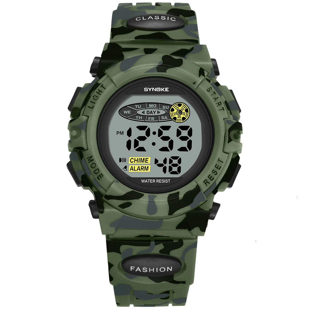 RELÓGIO INFANTIL CAMUFLADO RAMBOMM