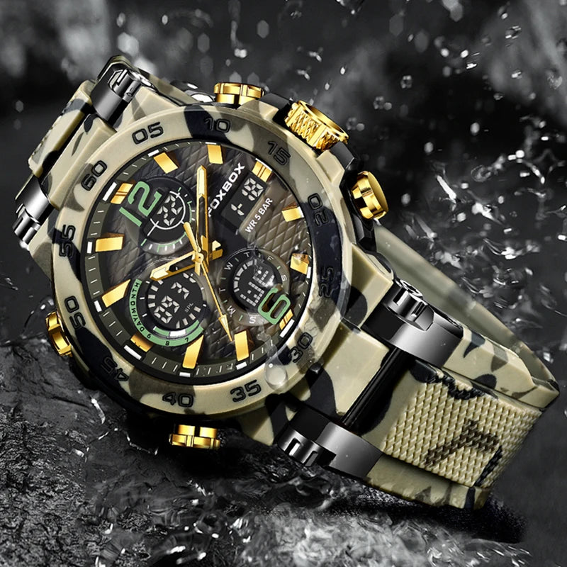 RELÓGIO MILITAR PULSEIRA DE SILICONE BRADOK