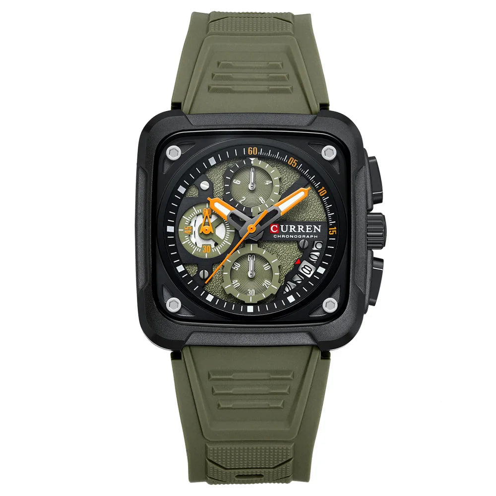RELÓGIO MASCULINO COM PULSEIRA DE SILICONE BRANDOT