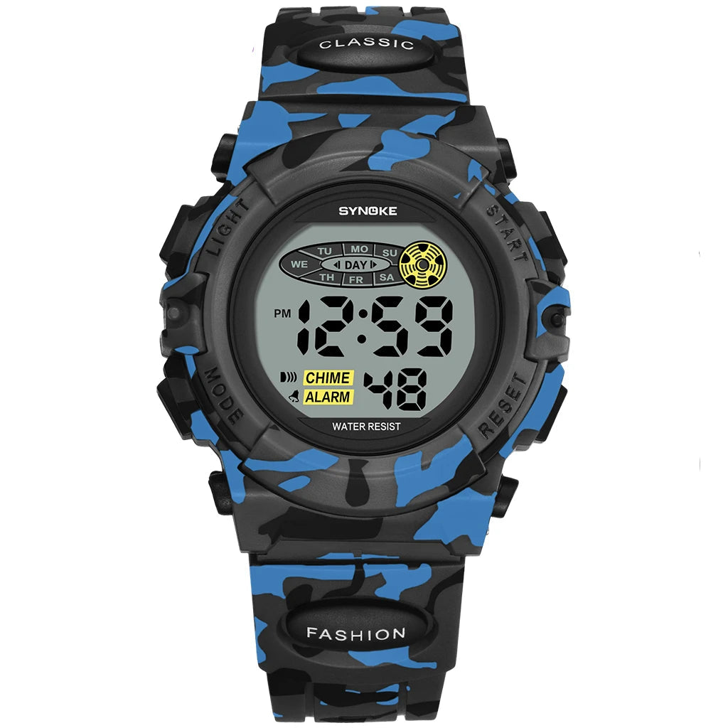 RELÓGIO INFANTIL CAMUFLADO RAMBOMM