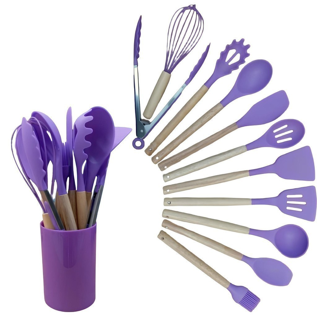 JOGO DE COZINHA KIT 12 PEÇAS SILICONE