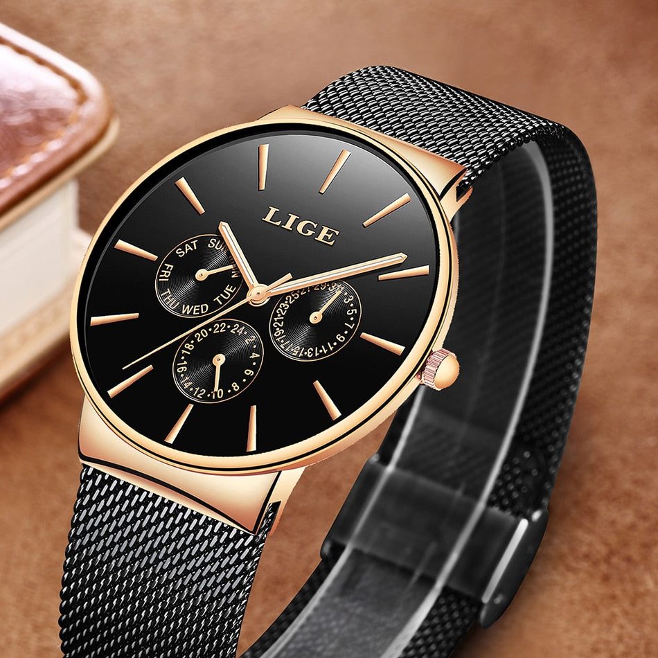 Relógio Feminino com pulseira ajustável Lige