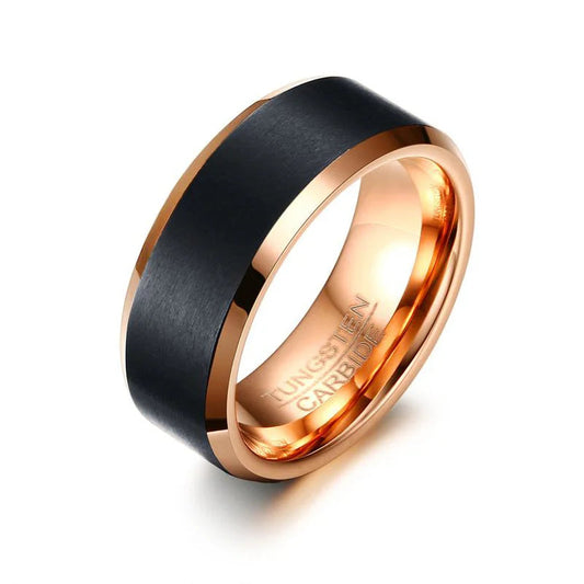 ANEL MASCULINO EM CARBONETO DE TUNGSTÊNIO