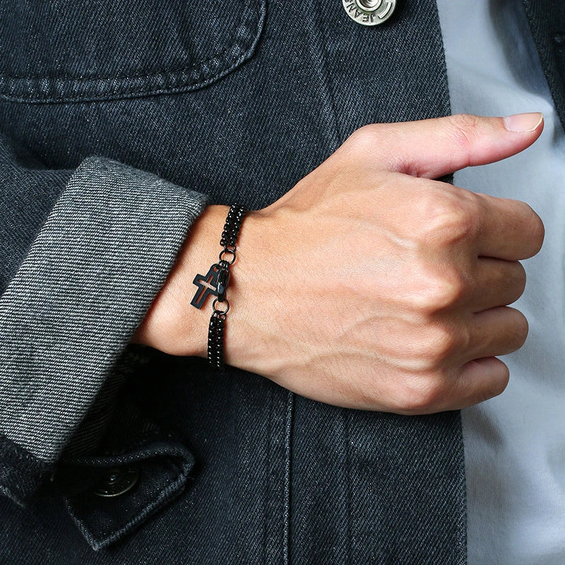 PULSEIRA PINGENTE DE CRUZ