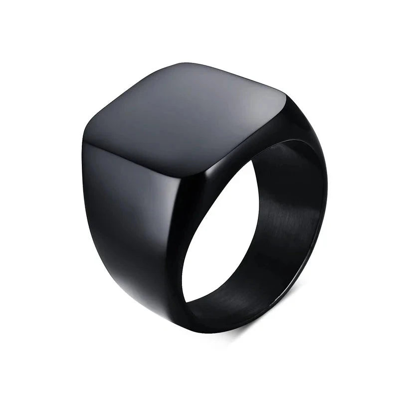 ANEL DE SINETE MASCULINO PRETO JOSUD