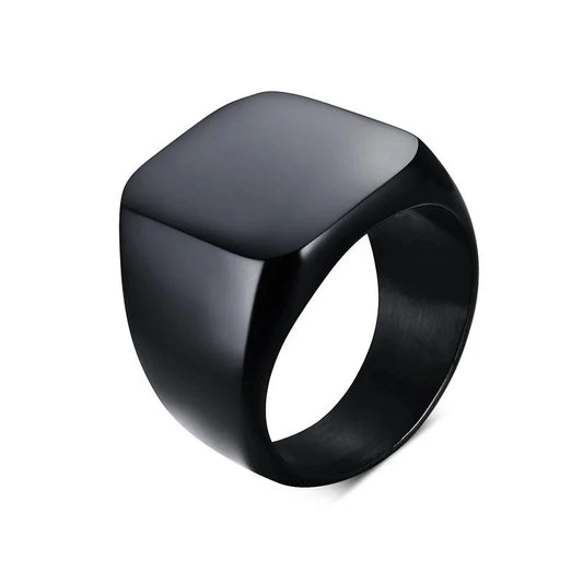 ANEL DE SINETE MASCULINO PRETO JOSUD