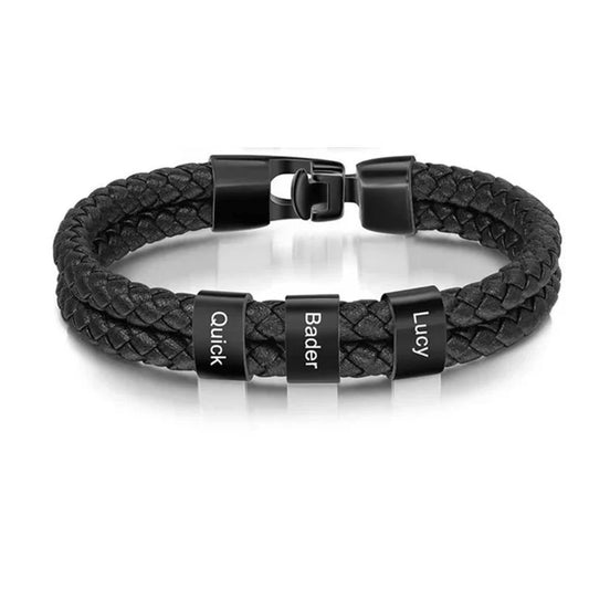 PULSEIRA INFINITY PERSONALIZADA DE COURO
