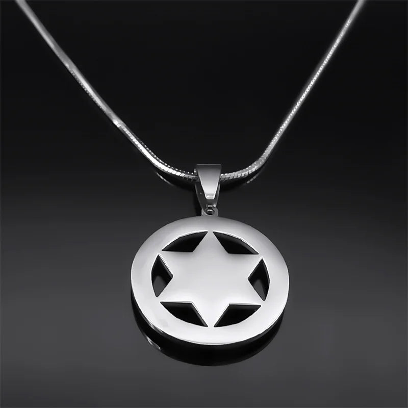 Colar estrela judaica de Davi