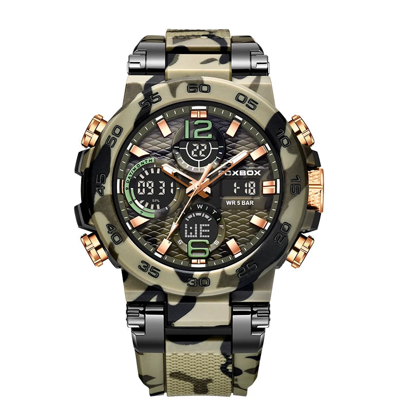 RELÓGIO MILITAR PULSEIRA DE SILICONE BRADOK