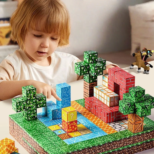 BLOCO DE CONSTRUÇÃO MAGNÉTICO CUBKIDS