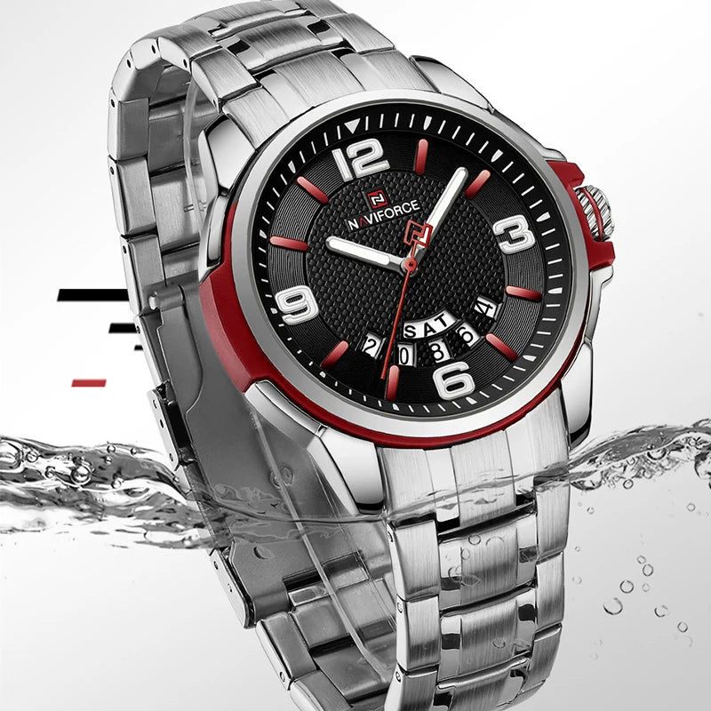 RELÓGIO MASCULINO PULSEIRA DE AÇO NAVIFORCE