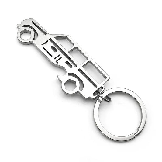 CHAVEIRO CARRO EM AÇO INOXIDÁVEL