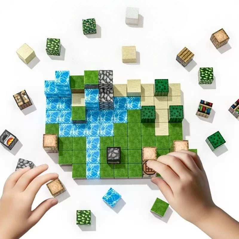BLOCO DE CONSTRUÇÃO MAGNÉTICO CUBKIDS